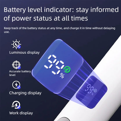 Rechargeable Electric Fly Swatter Type-C Detachable Handheld Insect Zapper Automatic Tapping for Indoor Outdoor Pest Control