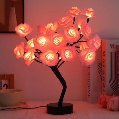 LED Table Lamp – Rose Flower Tree Night Light